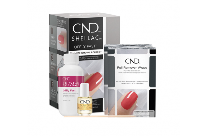Offly Fast Remover Kit, Gel/Shellac CND