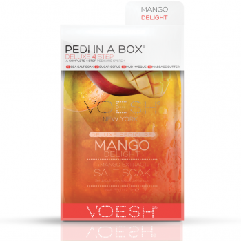 Voesh Pedi in a box  Mango Delight