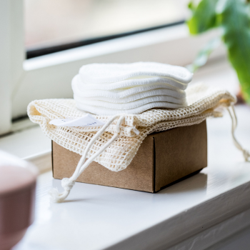 reusable bamboo cotton pads